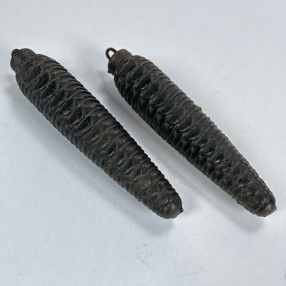 Vintage Pine Cone Cuckoo Clock Weights Cuckoo Clock Parts, 15 oz - Picture 2 of 7